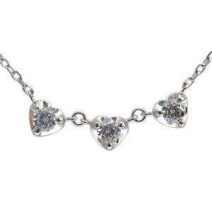 トリロジー ブレスレット ダイヤモンド ハート ブレス 18金の画像