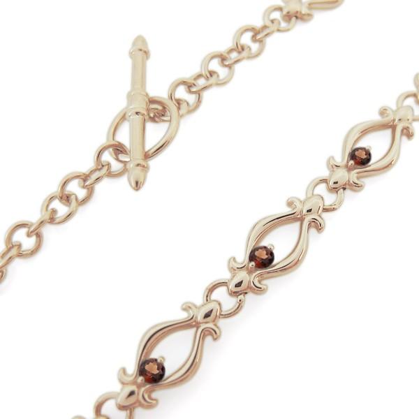 【〜6/6まで出品】 ガーネット ブレスレット メンズ ブレス 18金 【PE3495979812】(125754円)