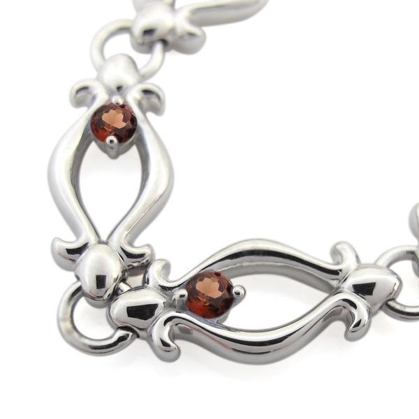 【〜6/6まで出品】 ガーネット ブレスレット メンズ ブレス 18金 【PE3495979812】(125754円)