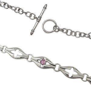プラチナ・ブレスレット・ピンクトルマリン・ブレスレット・ブレス
