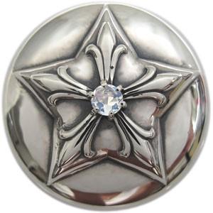 ロイヤルブルームーンストーン ヘアアクセ 星 シルバー スター