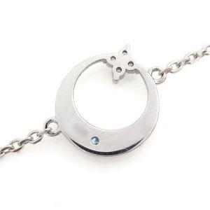 【値下げ】 誕生石 プラチナ アンクレット 月 星 アンクレット ブレスレット クリスマス ポイント消化 【NA7467950570】(26863円)