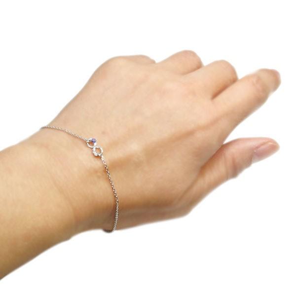 ブレスレット 無限 アメジスト インフィニティ ブレスレット 10金 ブレスレット 無限 アメジスト 約