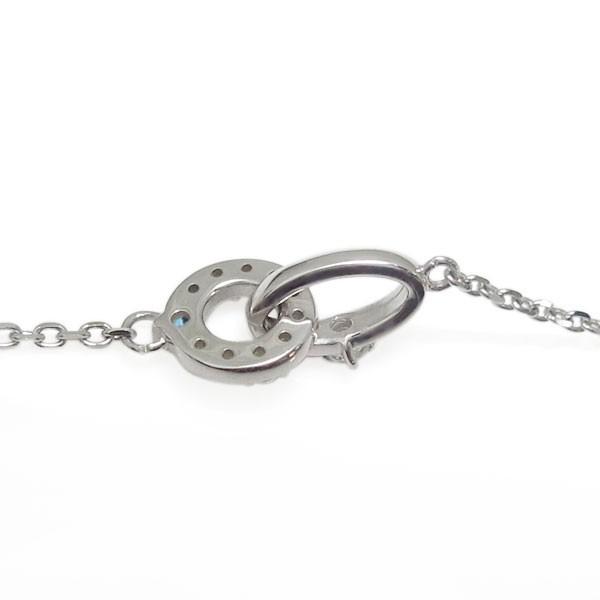 インフィニティ ダイヤモンド アンクレット Infinity 無限 18金 ブレスレットの画像