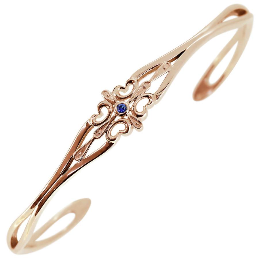 シルバー バングル メンズ 太め 細め クロス 誕生石 9月 サファイア