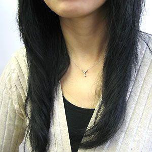 ブルートパーズ ネックレス K18ゴールド 一粒 羽根 ペンダント_2