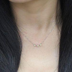 トリロジー ネックレス 王冠 k10 オパール ネックレス_2
