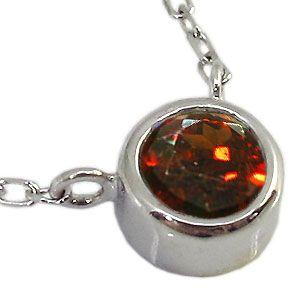 K10 ガーネットネックレス 一粒 シンプル ガーネット ペンダント