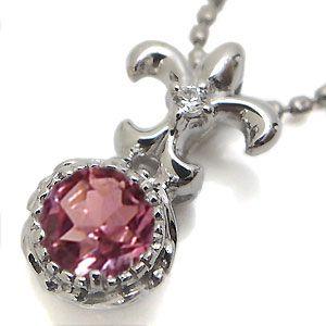 ピンクトルマリン ペンダント 一粒 k10 ピンクトルマリンネックレス