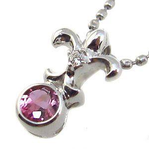 K10 ピンクトルマリン ネックレス 一粒 ペンダント