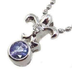 K10 タンザナイト ネックレス 一粒 ペンダント