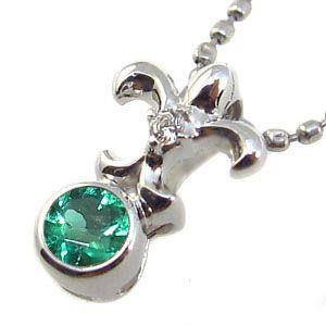 K10 エメラルド ネックレス 一粒 ペンダント