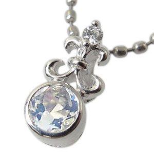 K10 ムーンストーンネックレス 一粒 ロイヤルブルームーンストーン ペンダント