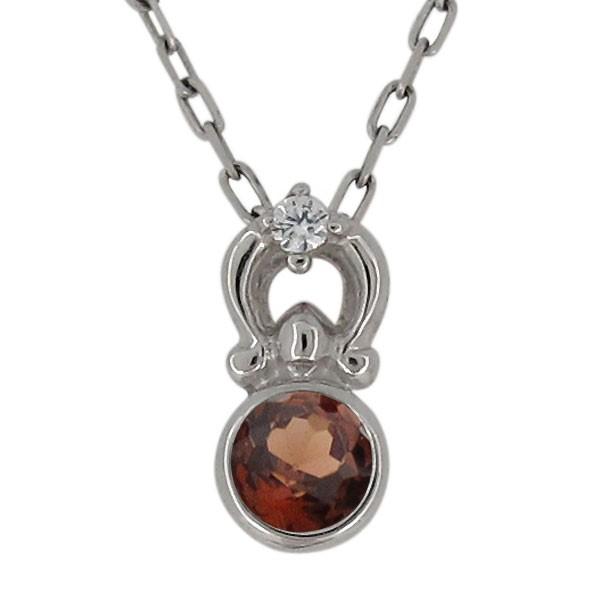 レディース ネックレス プラチナ 天然石 ガーネット シンプル ペンダント オシャレ クリスマス ポイント消化