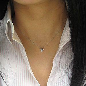 ハート ネックレス K18 一粒 ブルートパーズ : PLEJOUR (プレジュール