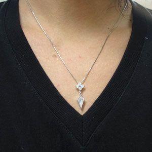 プラチナ メンズ ネックレス ロイヤルブルームーンストーン 6月誕生石 ペンダント クリスマス ポイント消化の画像
