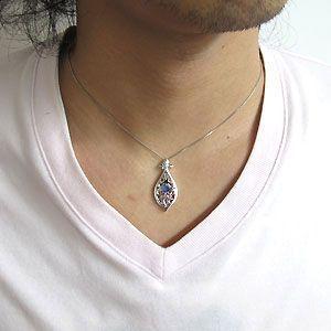 【新版】 プラチナ メンズ ネックレス サファイア ペンダント クリスマス ポイント消化 【GM2108078777】(75830円)