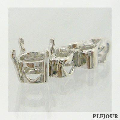 ストロベリークォーツペンダントヘッドK18WGダイヤモンド付 : PLEJOUR 