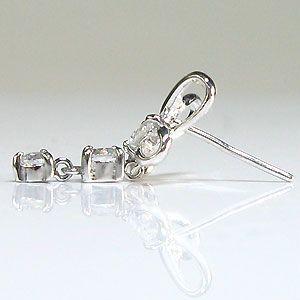 ルビー　ピアス　蝶　一粒　プラチナピアス クリスマス ポイント消化の画像