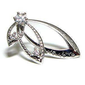 鑑定書 ダイヤモンド ピアス K18 一粒 18金 ダイヤピアス : PLEJOUR