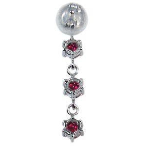 【超激レア】 プラチナ ピアス トリロジーピアス ルビー ピアス クリスマス ポイント消化 【FKP8667223509】(31177円)