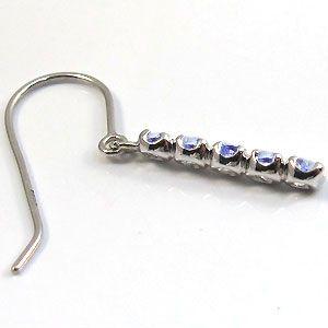 タンザナイト ピアス K10 シンプル ライン フックピアス |  | 03