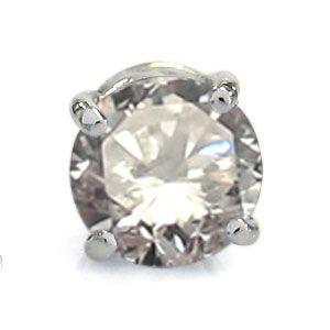 鑑定書付き ダイヤモンド 18金 ピアス 一粒 1.0ct : PLEJOUR