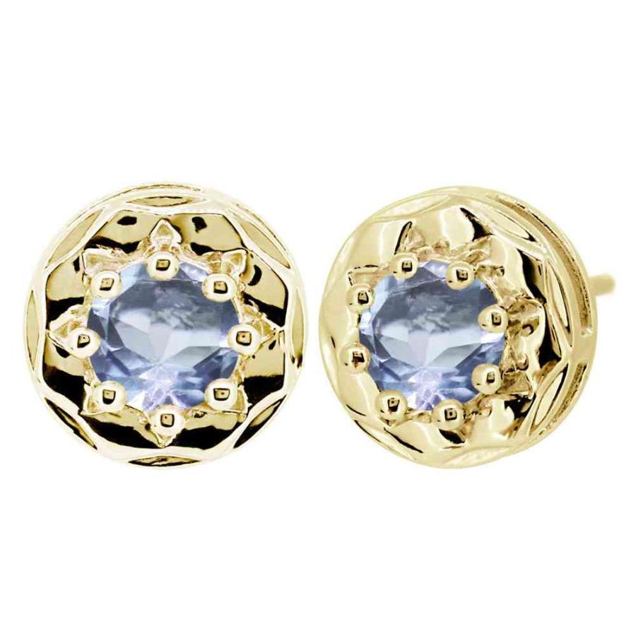 アクアマリンサンタマリア ピアス 一粒 レディース 両耳 10金 誕生石 3月 スタッドピアス 一粒ピアス 上品_6
