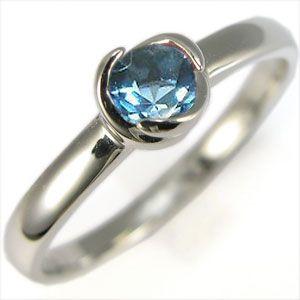 高価値 11月誕生石ブルートパーズシンプルリング プラチナ ポイント消化 クリスマス エンゲージリング シンプル 安い 婚約指輪 ブルートパーズ リング レディースアクセサリー