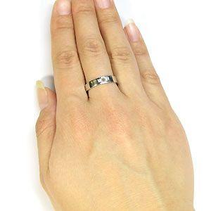 ダイヤモンド シルバーリング クロス 結婚指輪 安い : mpr-0078