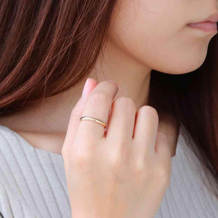 18金 リング シンプル 甲丸 指輪 シンプルリング 18K ホワイト 18金 リング シンプル 甲丸 指輪 シンプルリング 18K ホワイト