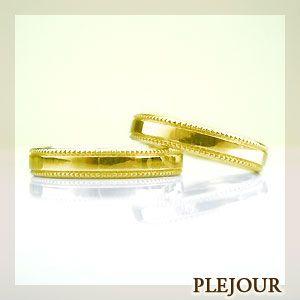 正規品 結婚指輪 k18ゴールド ペアリング マリッジリング pt900 【BCD2277599486】(81928円)