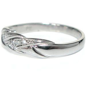 結婚指輪 安い 18金 ダイヤモンドリングの画像