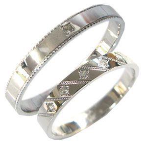 プラチナ ペアリング ダイヤモンド 結婚指輪 マリッジリング クリスマス ポイント消化