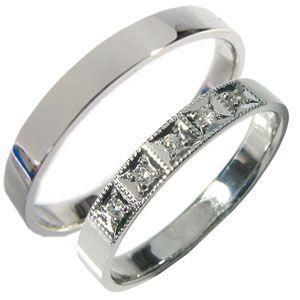 プラチナ ペアリング ダイヤモンド 結婚指輪 マリッジリング クリスマス ポイント消化