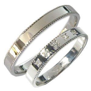 人気が高い K18ゴールド ペアリング ダイヤモンド 結婚指輪 安い マリッジリング