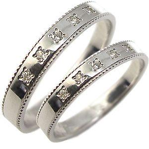 【新品同様 / 希少】 プラチナ ペアリング ダイヤモンド 結婚指輪 マリッジリング クリスマス ポイント消化 【2533749770】(91143円)