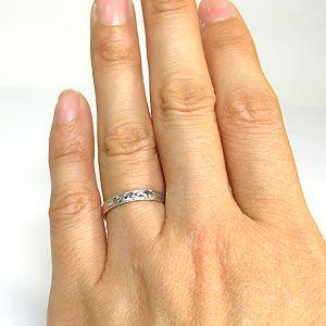 マリッジリング 10金 ペアリング 彫金 結婚指輪｜plejour｜03