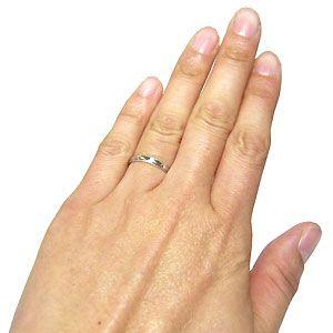 結婚指輪 安い ダイヤモンド 18金 マリッジリング_2