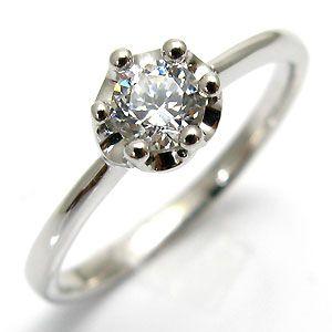 【美品】プラチナ一粒ダイヤモンド リング ソリティア プラチナ ダイヤモンド リング ソリティア 一粒 大粒 エンゲージリング