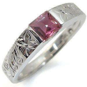 ハワイアンジュエリー k18 ピンクトルマリン リング