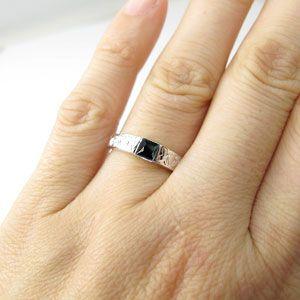 中古 メンズリング ハワイアンジュエリー ブラックスピネル プラチナ クリスマス ポイント消化 【TMF1475967874】(53093円)