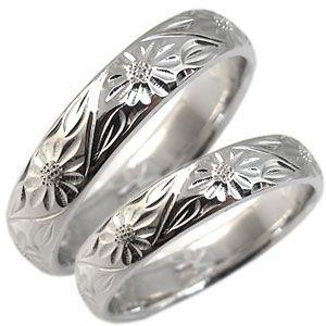 18金 ハワイアンジュエリー リング ペアリング