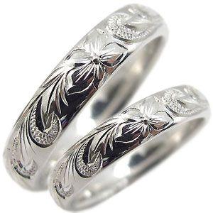 マリッジリング ペアリング シルバー リング ハワイアンジュエリー 結婚指輪 安い