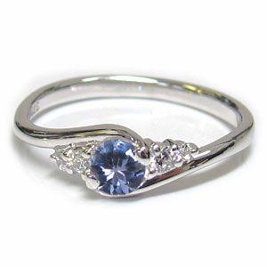 K18　リング　タンザナイト　婚約指輪 安い　大粒　エンゲージリングの画像