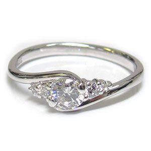 エンゲージリング ダイヤモンド リング 一粒 K10 婚約指輪 安いの画像