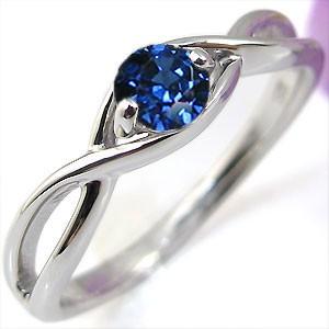 エンゲージリング プラチナ 婚約指輪 大粒 指輪 サファイア