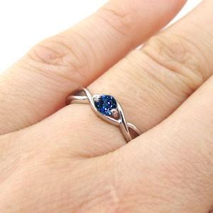 ⭐️完成品⭐️ エンゲージリング プラチナ 婚約指輪 大粒 指輪 サファイア 【IQY1514826160】(54491円)