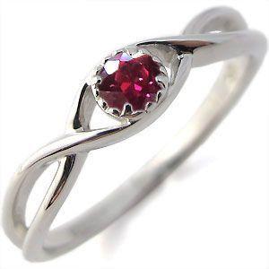 ルビー リング シンプル 一粒 指輪 プラチナ クリスマス ポイント消化