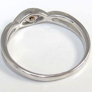 ガーネット リング K10 一粒 シンプル 指輪_2